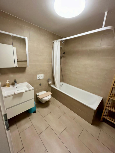 Bathroom 3, Apartments Aarbergergasse - Self Check-In, Bern