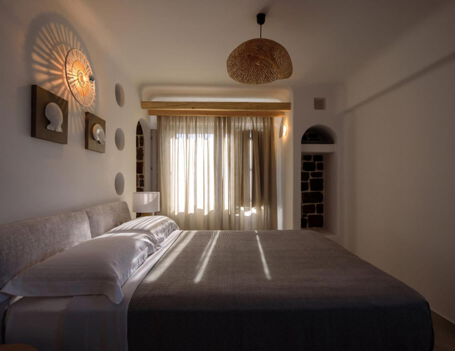 Bedroom 3, Exquisite Santorini Villa Villa Luna 3 Bedrooms Breathtaking Sea Views, South Aegean