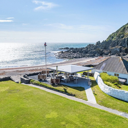 Terrace/patio 3, Knockinaam Luxury Lodges, Dumfries and Galloway