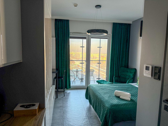 Bedroom 2, Apartment Wola Tower, Warsaw
