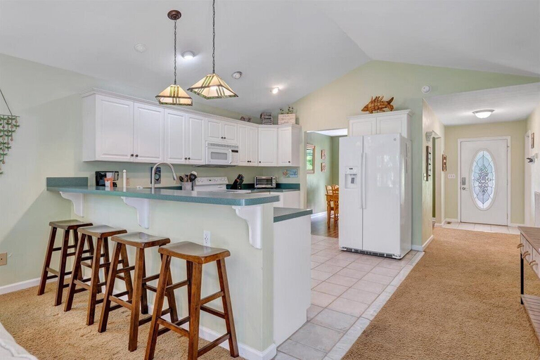 Private kitchen 5, Reel Relaxed - Lakefront w/ Private Dock!, Bedford