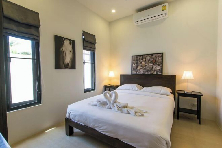 Bedroom, West Facing Boutique Pool Villa Three Bedrooms Villa, Phuket Island