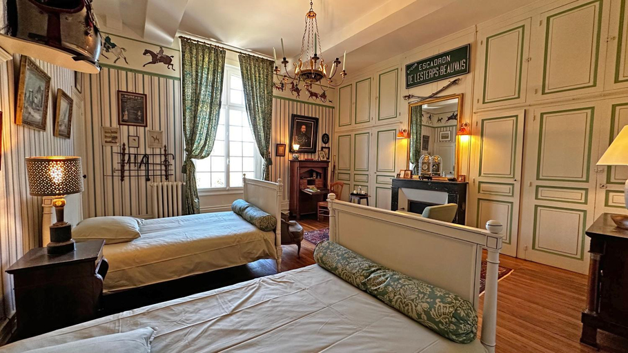 Bedroom 3, Chateau de la Chabroulie, Haute-Vienne