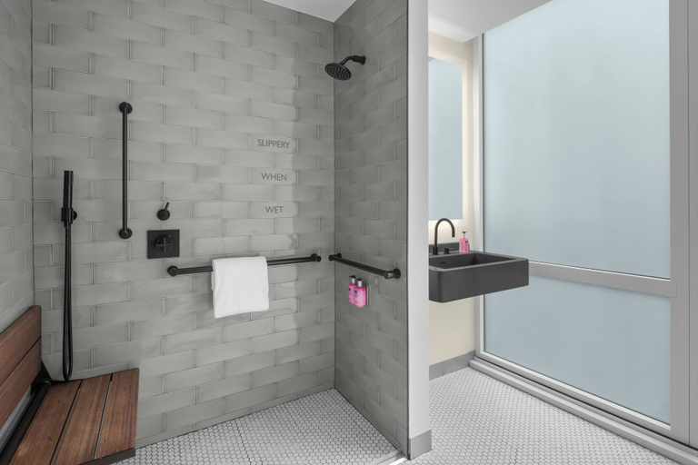 Bathroom 4, Moxy NYC Downtown, New York