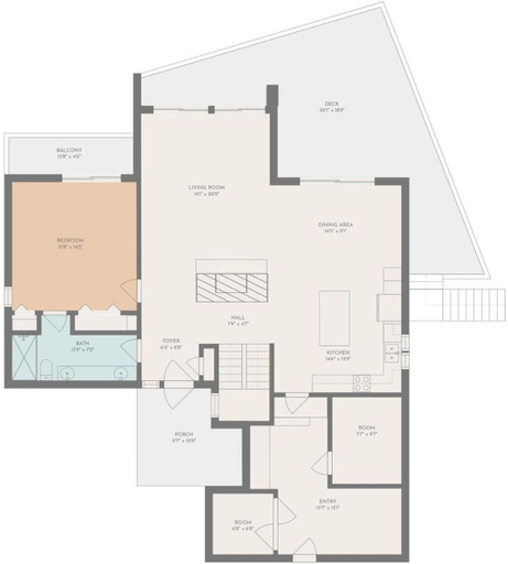 Floor plan 3, Dancing Water - Sleeps 10, Private Dock, Game Room & Hot Tub, Bedford