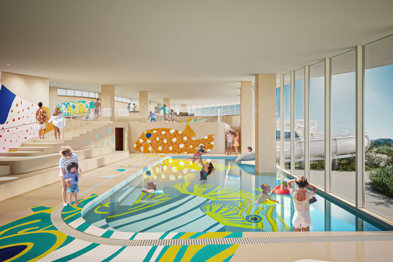 Indoor pool, Hoshino Resorts RISONARE Shimonoseki