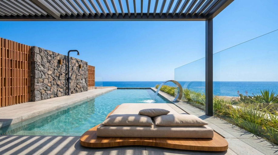 Beach/ocean view 2, Lapis Nera Villas, Crete