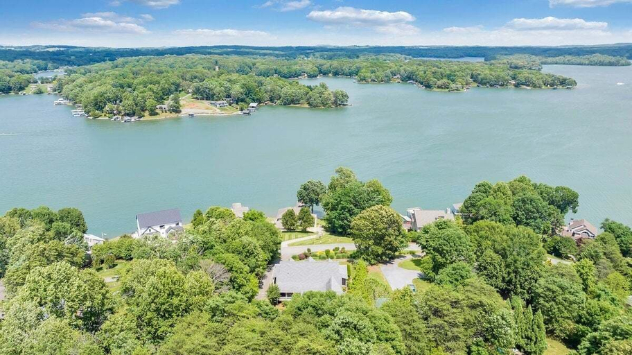 Aerial view 4, Lake Lookout - Private Home With Lake Views & Game Room, Franklin