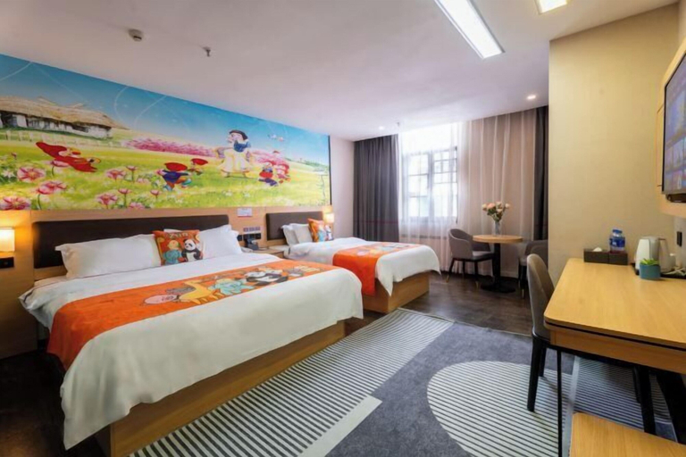 Bedroom 3, Shangkeyou Chain Hotel (Xinxing Shidai Plaza), Yunfu