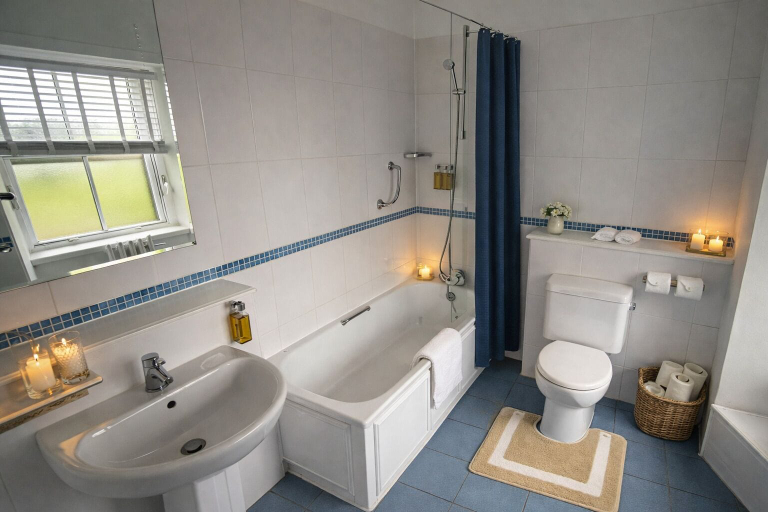 Bathroom 3, Friars Carse Country House Hotel, Dumfries and Galloway
