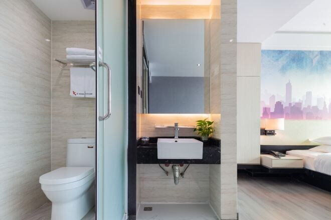 Bathroom 3, Caiyang Hotel, Shanwei