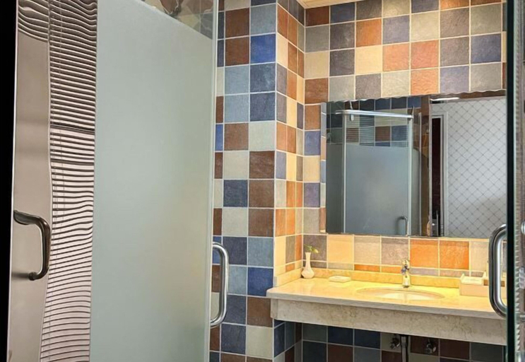 Bathroom 4, Huamei Business Hotel, Jiaxing