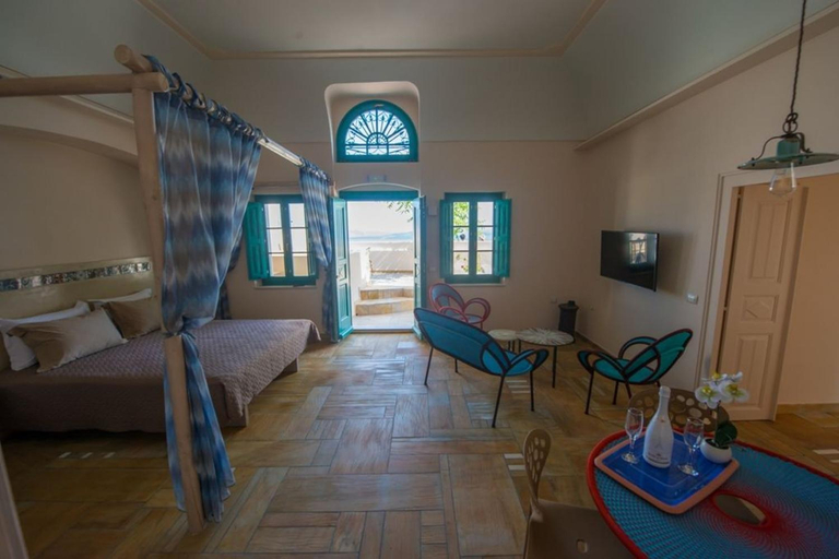 Bedroom 2, Beautiful Santorini Villa 2 Bedrooms Villa Elite Amazing Sea Views, South Aegean