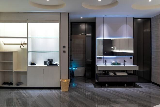 Bathroom 4, Shengdu Hotel, Dali Bai