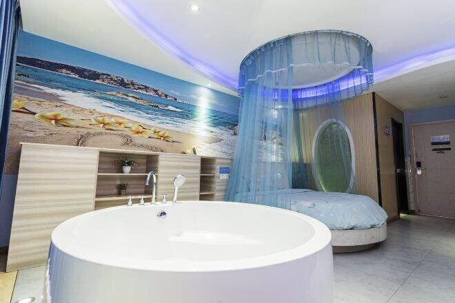 Bathroom 3, Jasmine Bloom Inn (Yidu Chenghe Road), Yichang
