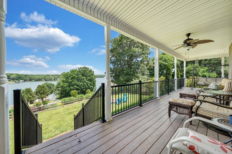 Terrace/patio, Lake Lookout - Private Home With Lake Views & Game Room, Franklin