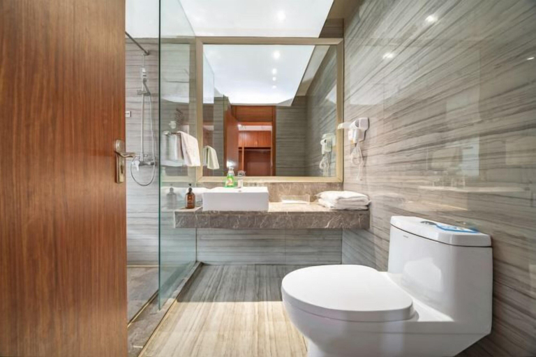 Bathroom 3, shi bo hotel, Zhengzhou