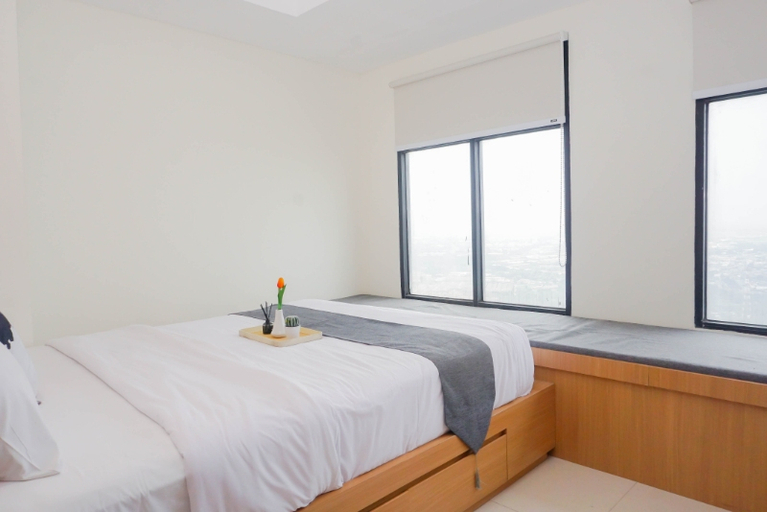 Bedroom 4, 3 Pax Airy 2BR at Pollux Chadstone Apartment By Travelio, Cikarang