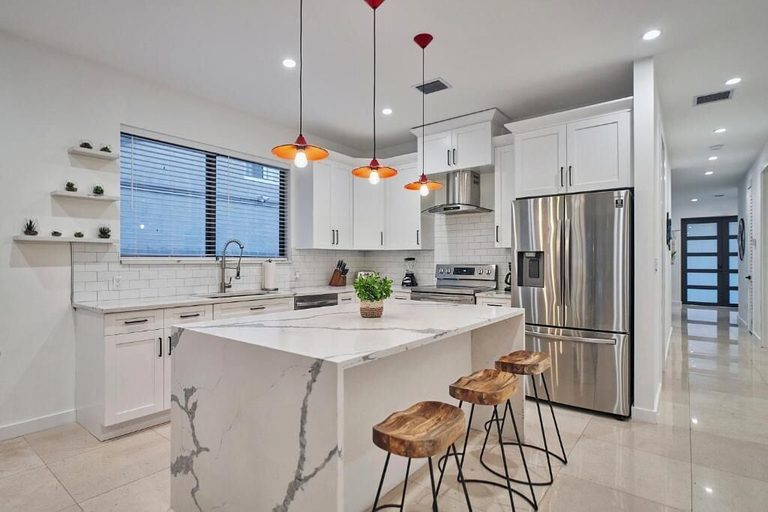 Private kitchen 4, Villa Caicos Fire Pit Pool, Broward