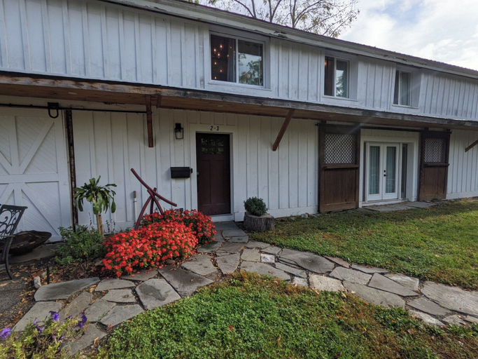Exterior, Historic Horse Barn Apartment in Goshen, Orange