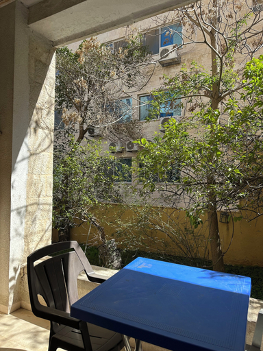 Outdoor dining, Al Majd Hotel, Wadi Essier