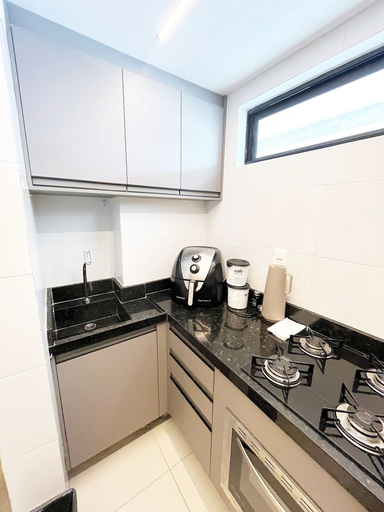 Private kitchen 4, Dutra Ocean Flat By DayByDay, João Pessoa