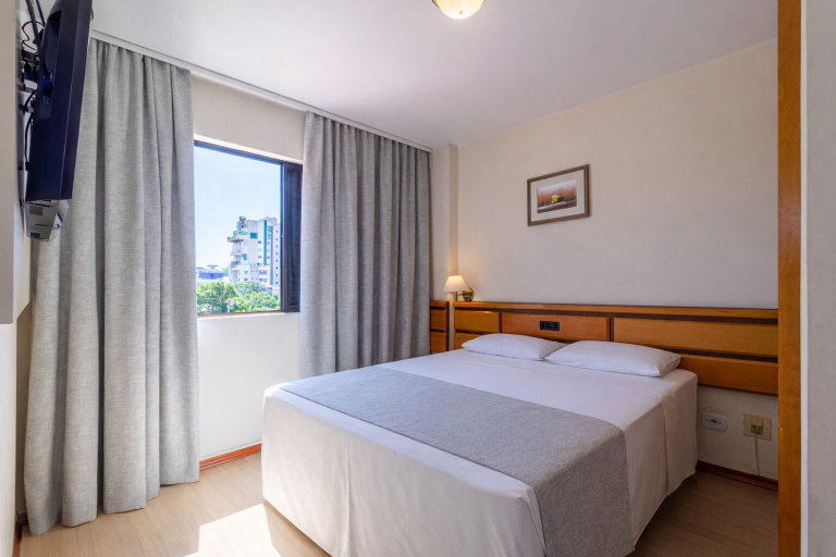 Bedroom 3, Hotel Flat Petras, Curitiba