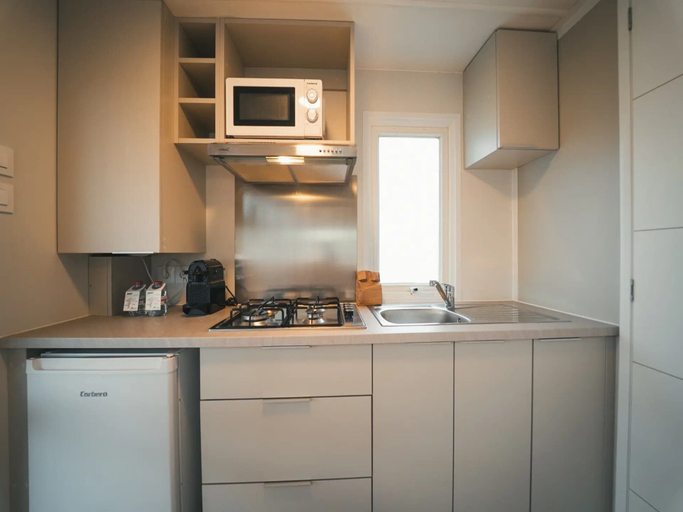 Private kitchen 2, Bungalow in Xilxes With Patio for Couple, Castellón