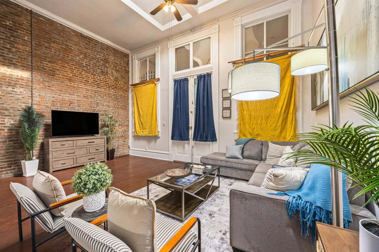 Living area 4, The Mensing Loft 3 Bedroom Home, Galveston
