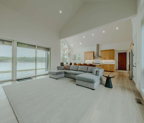 Living area 5, Sophie Lake Chalet Lakefront Mountain Views, Lincoln