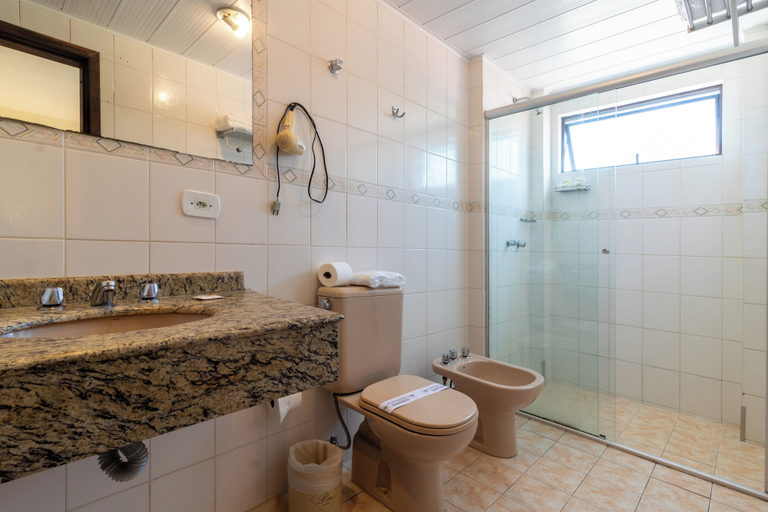 Bathroom, Hotel Flat Petras, Curitiba