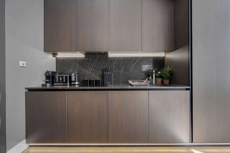 Private kitchen, The Story Apartment - Soho - By Frankie, London