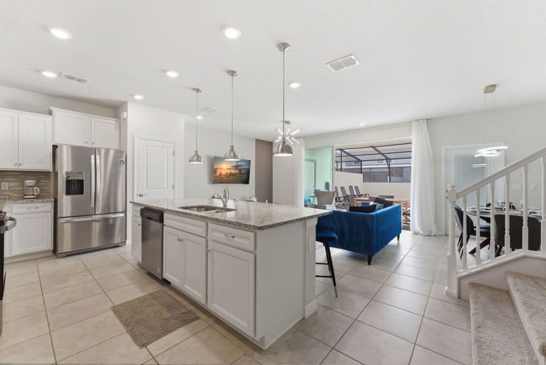 Interior, 5BR Home w/ Private Pool at Windsor Island, Polk