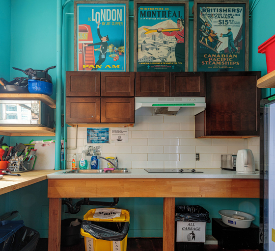 Living area 4, Cambie Downtown Hostel, Greater Vancouver