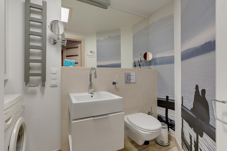 Bathroom 2, Comfort Apartments Zlotnikow, Gdańsk City