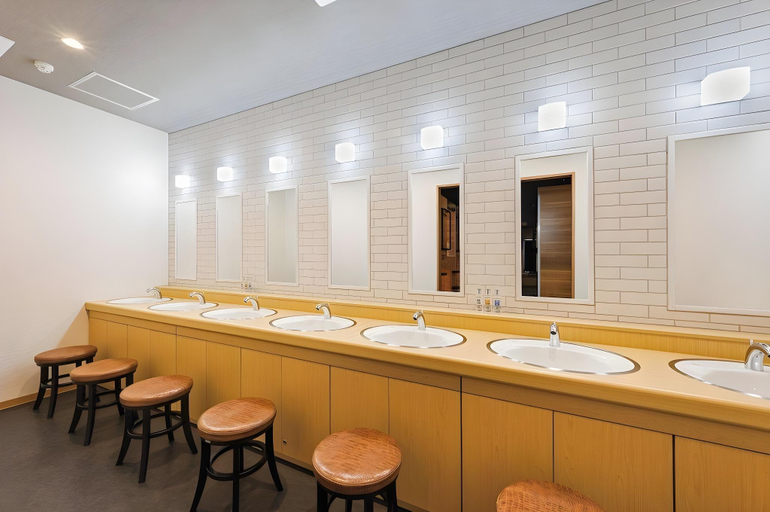 Bathroom 4, Soranoyu Spa Resort, Shibayama