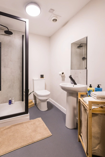 Bathroom, For Students Only Lyon St Easy Access to Dundee City Centre, Dundee