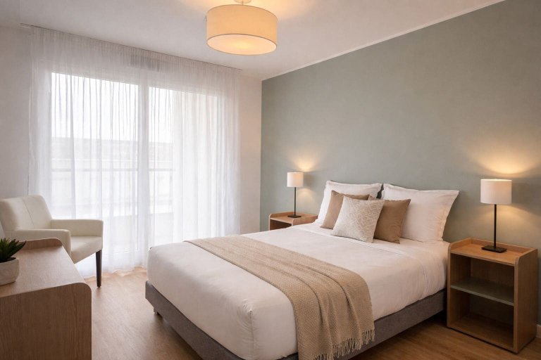 Bedroom 5, Zenao Appart'hôtel Saint-Maur-des-Fossés, Val-de-Marne