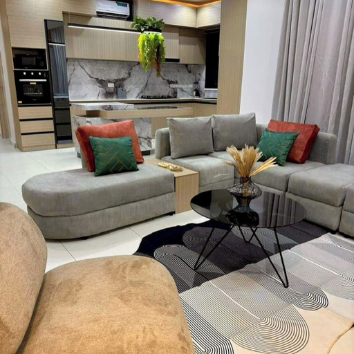 Living area 2, De Luciee Apartment, AbujaMun