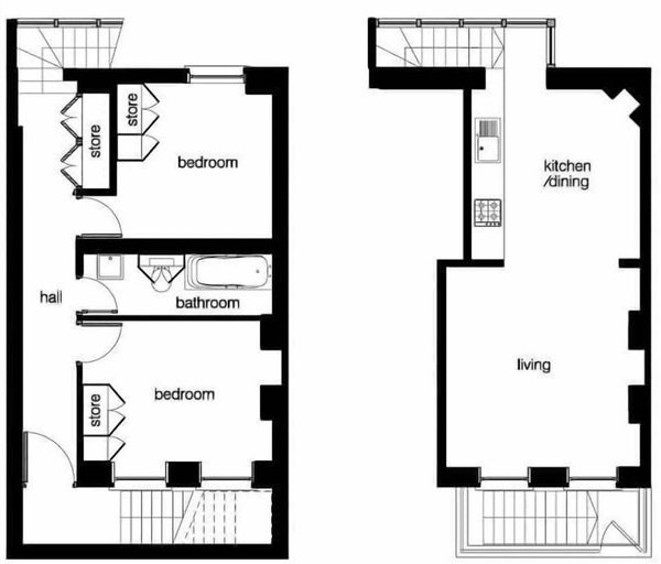 Floor plan, City Ember Fitzrovia by Frankie, London