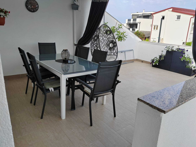 Terrace/patio 5, Apartment Matanovic, Vir