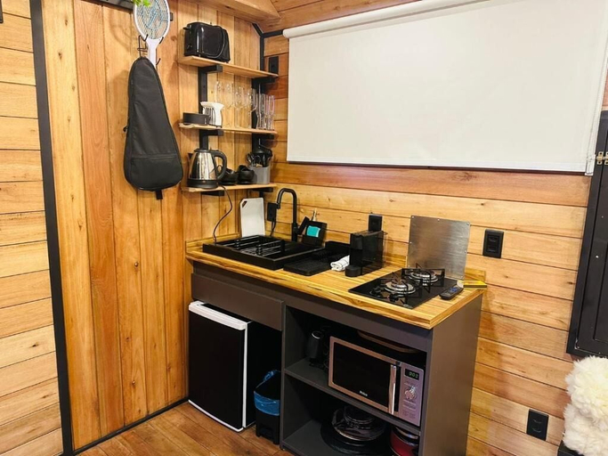 Private kitchen, Chalé Harmonia da Floresta, Urubici