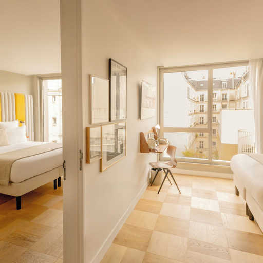 Bedroom 3, Hôtel Pilgrim, Paris
