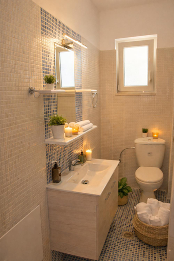 Bathroom 4, Natural view Villa with private pool, Crete