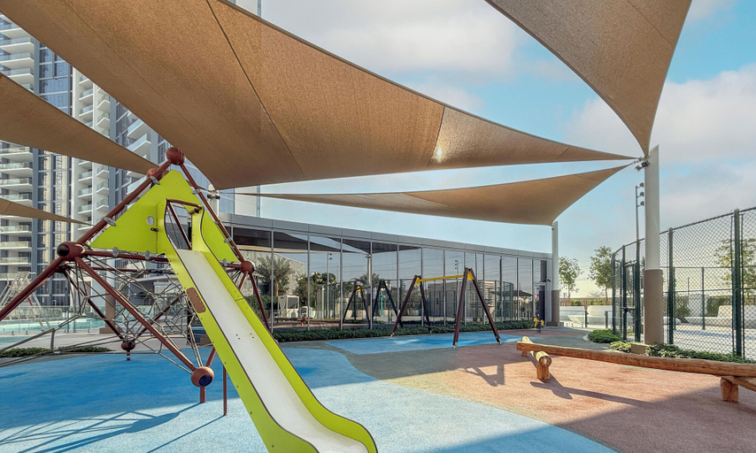 Children's play area - outdoor, LUX District One Lagoon View Townhouse, Dubai