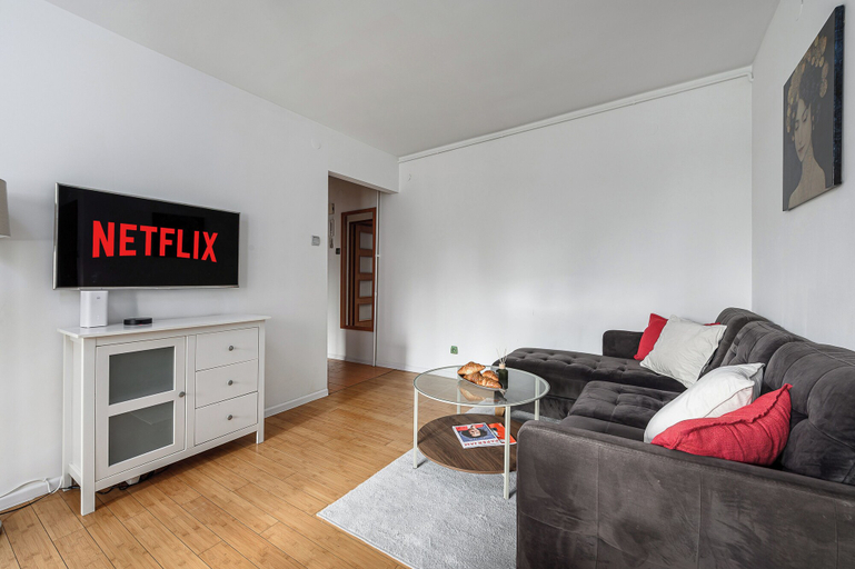 Living area 5, Lumina apart with balcony in Warsaw, Warsaw
