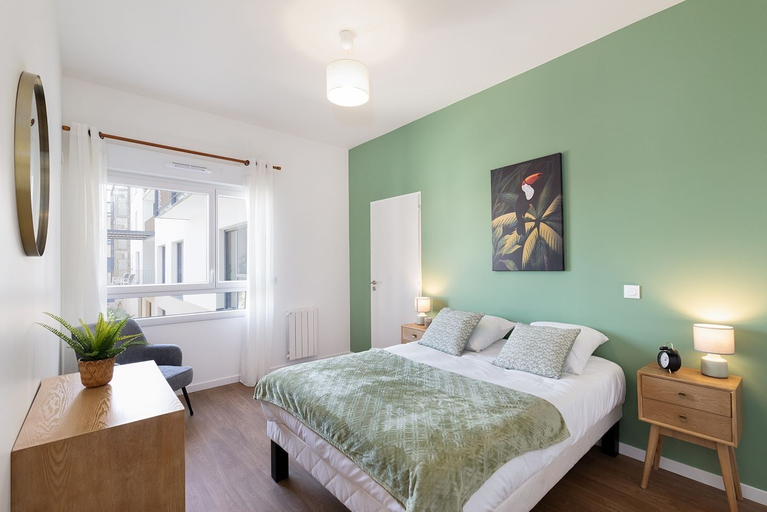 Bedroom 5, Zenao Appart'hôtels Montivilliers, Seine-Maritime