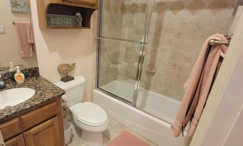 Bathroom 3, Island Time #4, Cameron
