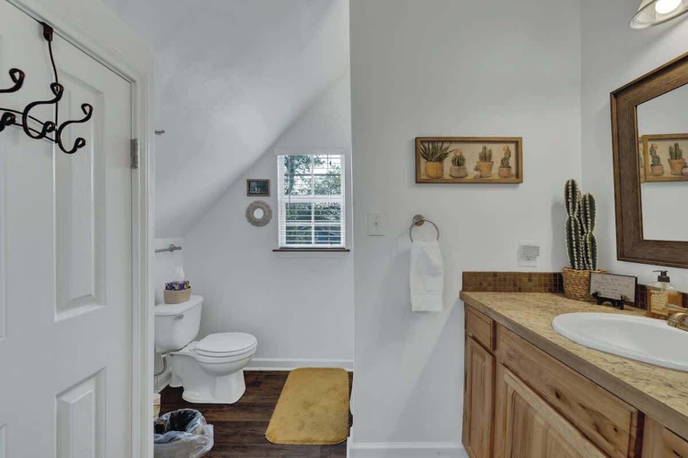 Bathroom 4, Cactus Flower Treehouse-pet Friendly-hill Country Views!, Kendall