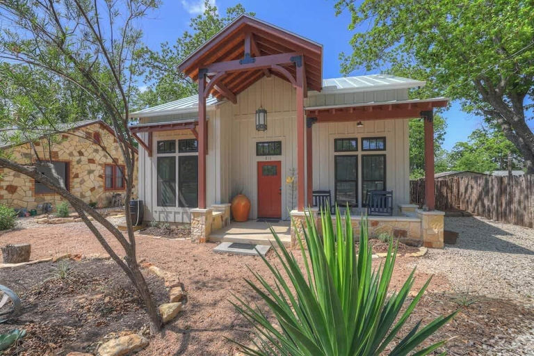 Exterior 2, Chic Comfort Just Steps From Main Street!, Gillespie